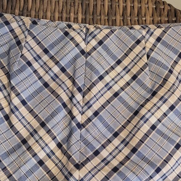NWT Old Navy Plaid Mini Skirt Size 10 Side Pockets Preppy Academia Italy Fabric - Picture 4 of 15